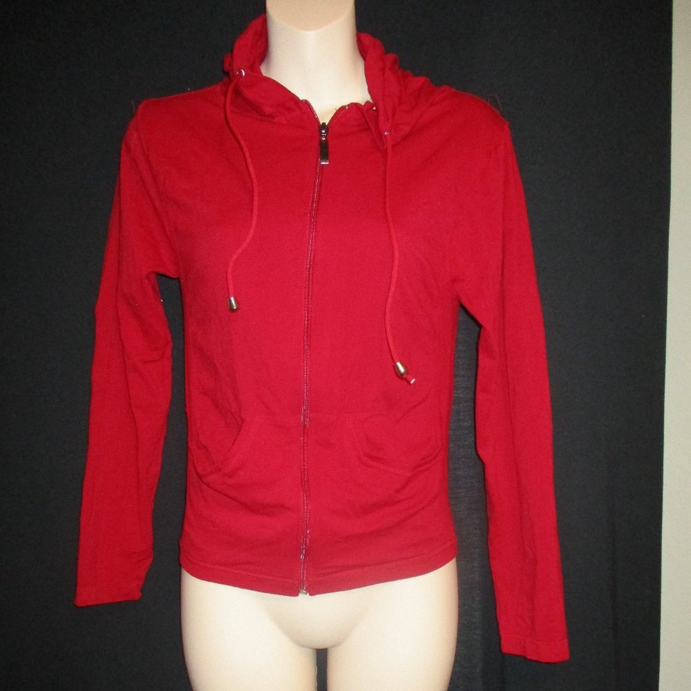Cleo Apparel Red Hood Girl's Long Sleeve Jacket